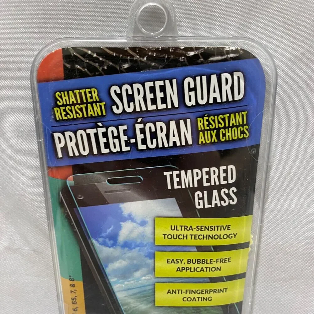 Shatter Resistant Tempered Glass Screen Protector For iPhone 6 6S 7 And 8